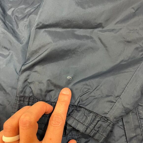 Vtg O'Neill Spellout Mock Neck Windbreaker Zip Oversized Surf M Embroidered USA - Picture 11 of 16